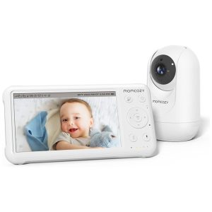Babá Eletrônica Momcozy Monitor HD 1080P com Câmera Vídeo e Visão Noturna