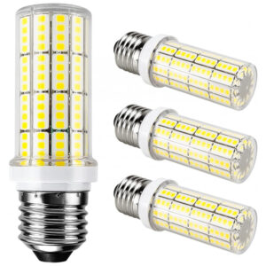 Lâmpada de milho LED 20W Equivalente a 200W, 2500 Lumens Branco Frio 5000K, Base E26/E27 para Ventilador de Teto, Garagem, RIUVAO