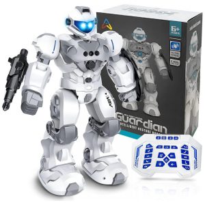 Brinquedo VAV para Meninos e Meninas de 6 a 10 Anos Robô de Controle Remoto Recarregável Robô RC Programável Inteligente com Sensor de Gestos 2.4GHz