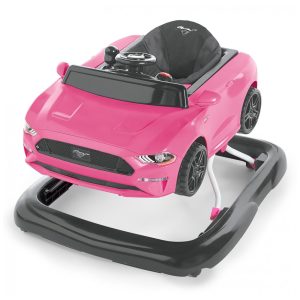 Andador Interativo 4 em 1 com Atividades e Assento Ajustável Bright Starts Rosa