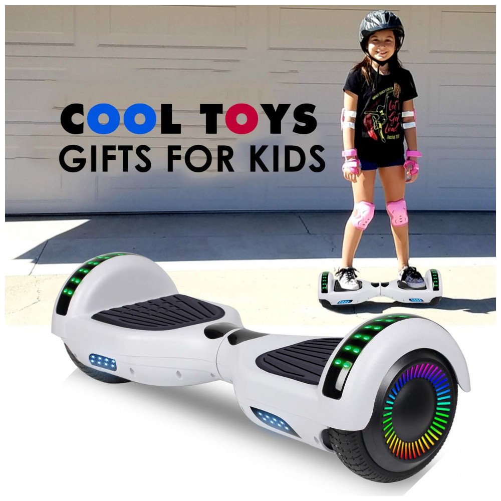 Hoverboard LIEAGLE 6,5" A002 Branco com Luzes LED, Bluetooth e Autoequilíbrio - Imagem 7