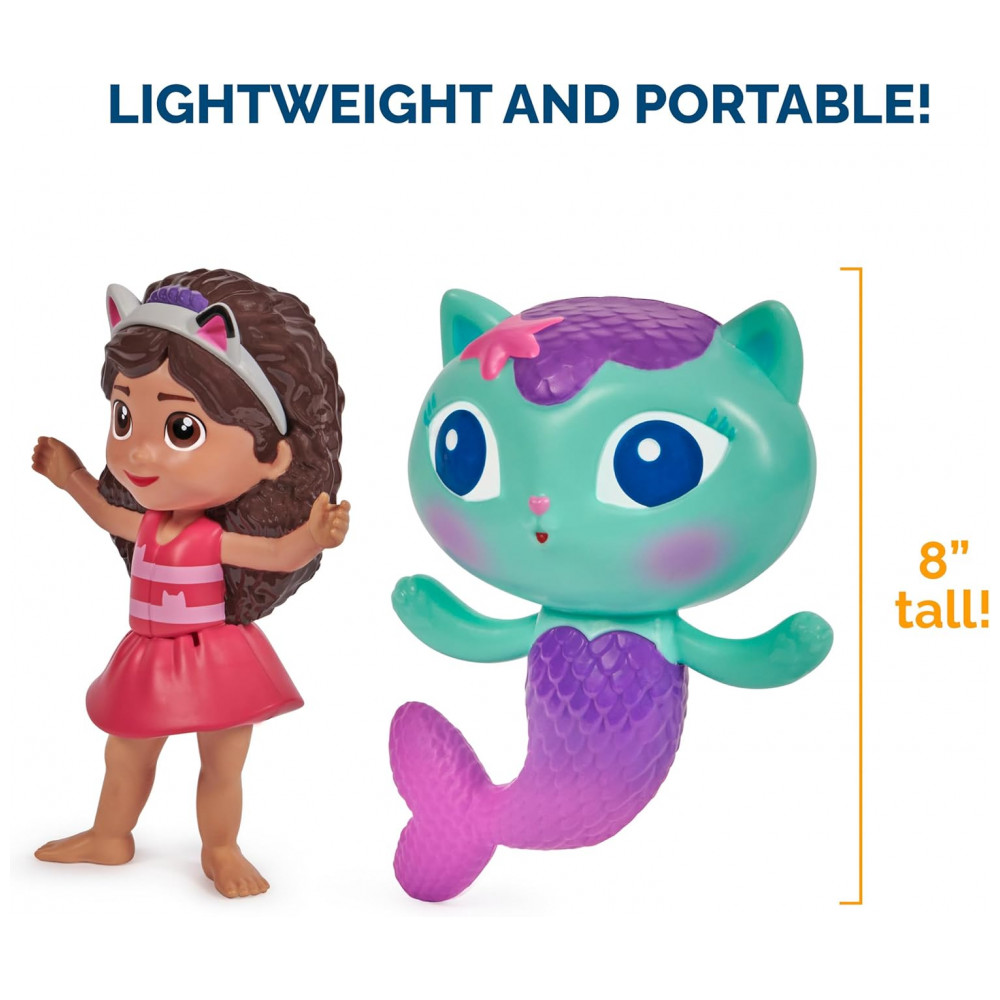 SwimWays Gabbys Dollhouse Floatin Figures, Acessórios de Piscina para Crianças, Brinquedos Aquáticos e Suprimentos de Festa para Crianças - Imagem 4