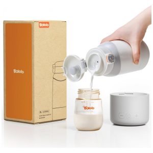 Aquecedor de Leite Portátil Pro para Viagens BOLOLO Design Destacável com Aquecimento Rápido e Estável para Leite Materno e Água Capacidade de 493ml