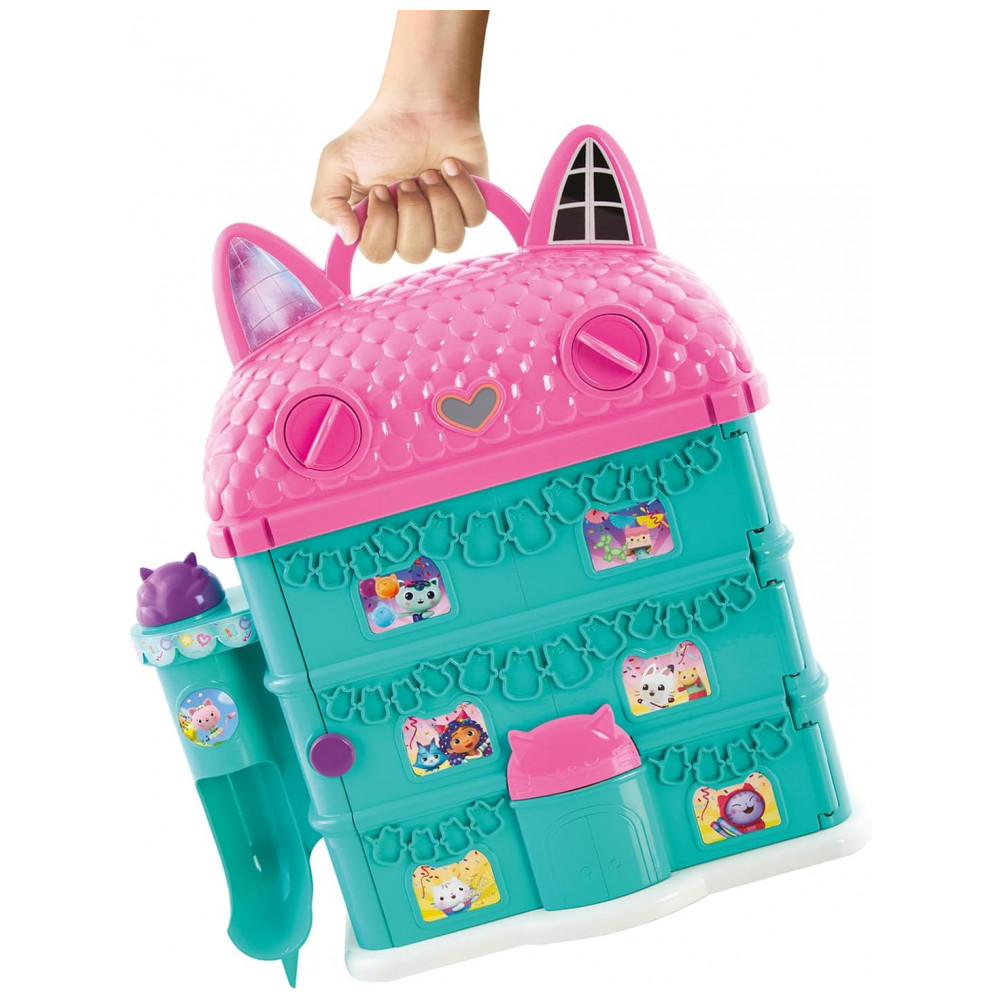 Canal Toys Casa de Massinha da Gabby's Dollhouse! Divirta-se modelando e decorando com facilidade e portabilidade! Para crianças a partir de 4 anos - Imagem 6