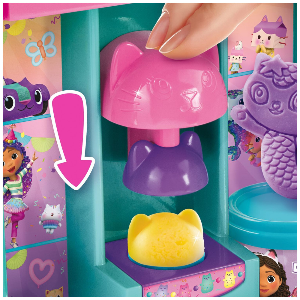 Canal Toys Casa de Massinha da Gabby's Dollhouse! Divirta-se modelando e decorando com facilidade e portabilidade! Para crianças a partir de 4 anos - Imagem 9