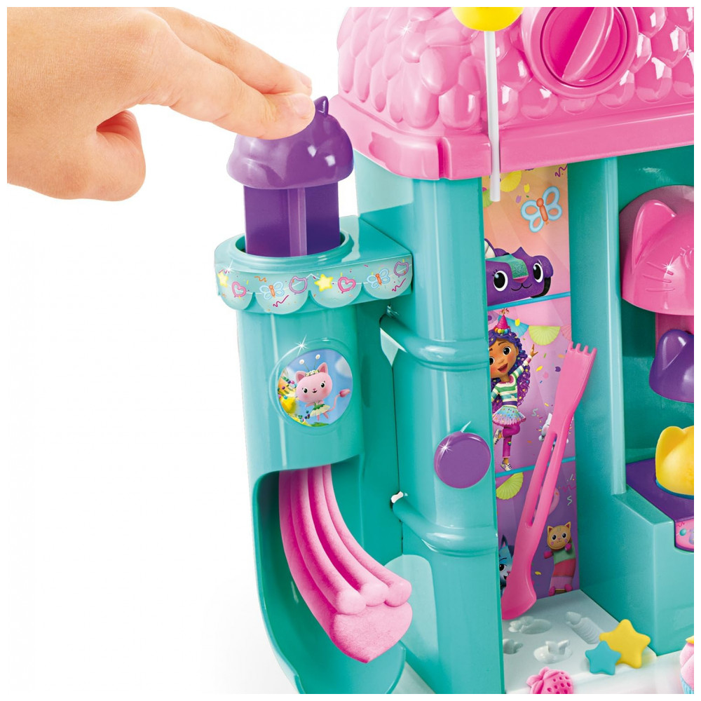 Canal Toys Casa de Massinha da Gabby's Dollhouse! Divirta-se modelando e decorando com facilidade e portabilidade! Para crianças a partir de 4 anos - Imagem 10