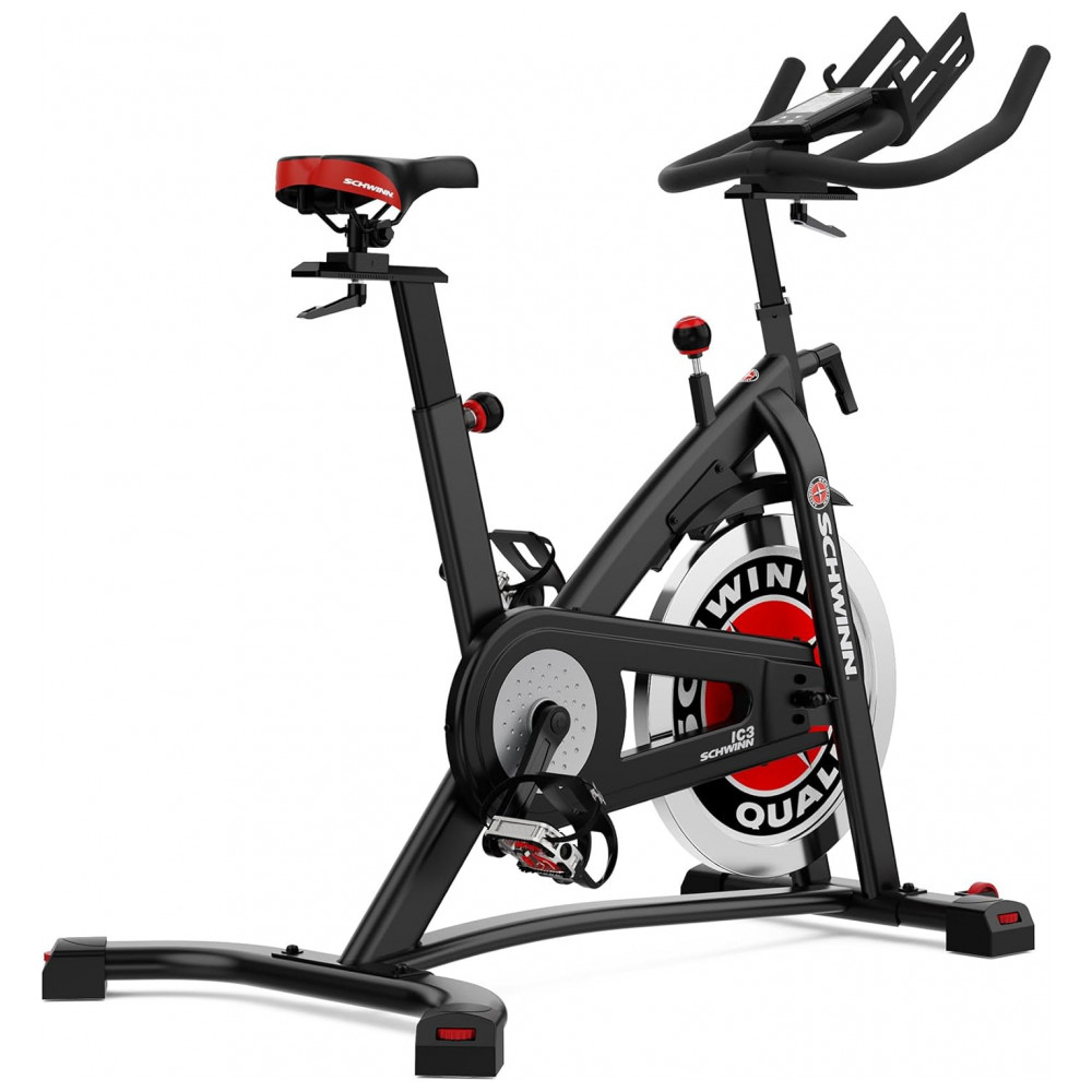 Bicicleta Ergométrica com Assento Ajustável e Suporte para Garrafa SCHWINN FITNESS 100718 Preto - Imagem 3