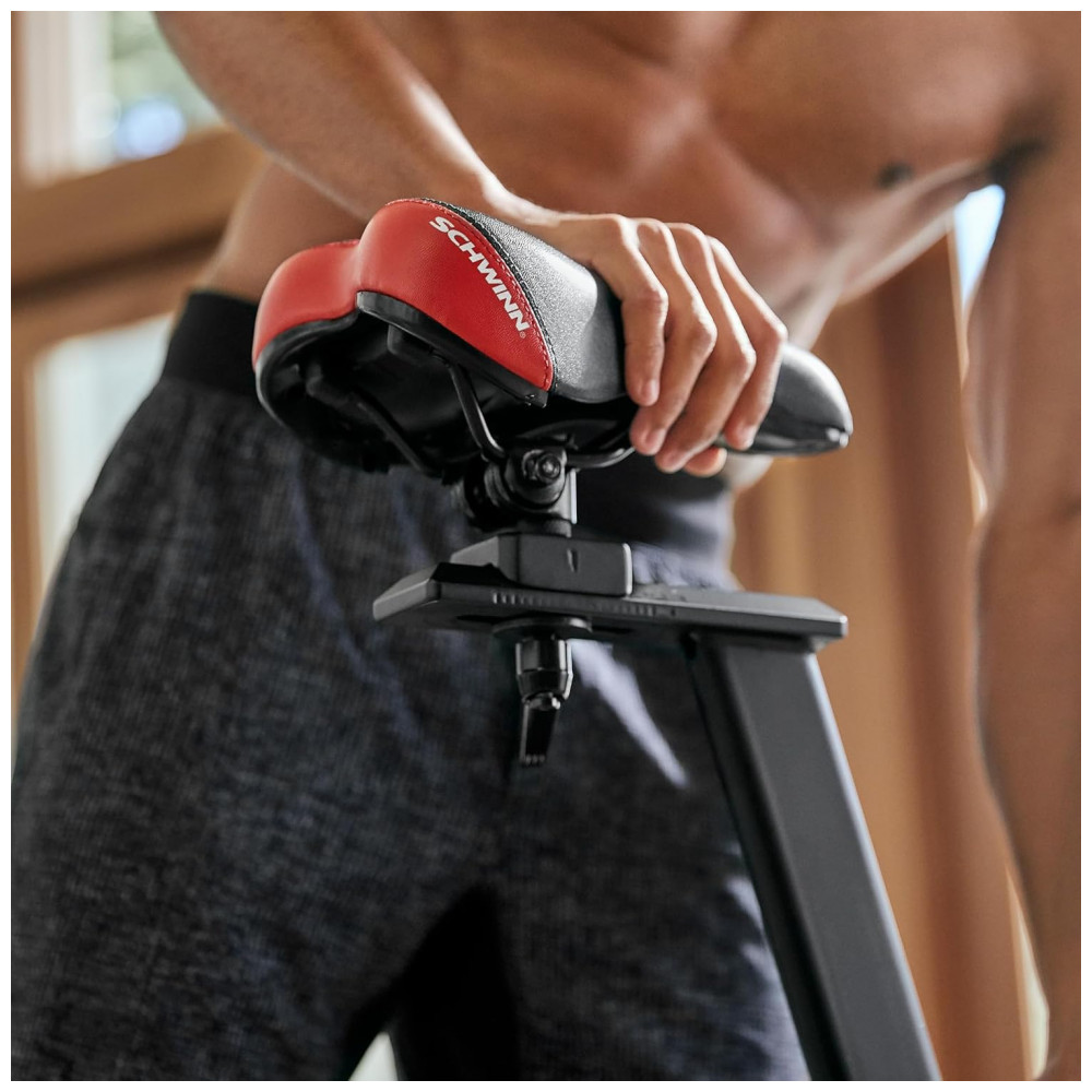Bicicleta Ergométrica com Assento Ajustável e Suporte para Garrafa SCHWINN FITNESS 100718 Preto - Imagem 5