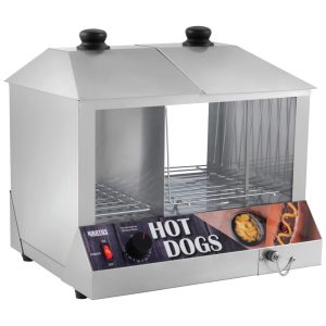 Vaporizador Elétrico de Hot Dog Comercial Kratos 29M-010 Bancada Capacidade 100 Hot Dogs e 48 Pães Inox 1300W 120V