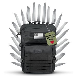 Chef Estojo Bolsa Portátil para Facas com 30 Slots Facas não Incluídas Preto