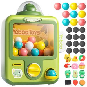 Máquina de Garra para pegar Dinossauro Verde Skirfy – Mini Arcade Infantil Dinossauro com Luzes Som e Ação de Garra