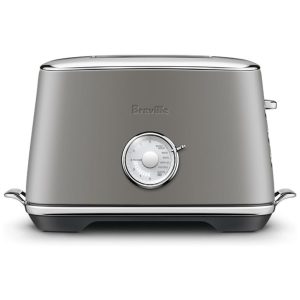 Torradeira 2 Fatias com Desligamento Automático Bandeja de Migalhas 6 Níveis de Tostagem e Alavanca de Elevação 110V 1000W Breville Select™ Luxe Cinza Concha de Ostra