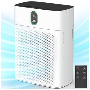 Purificador de Ar com Filtro True HEPA H13 Área até 90 m2 YIOU Branco