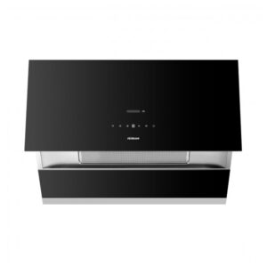 Coifa de embutir ou parede 91cm Robam preta aço inox 304 vidro motor BLDC 1400 CFM controle por gestos 9 velocidades 110V