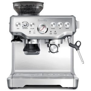 Máquina de café expresso aço inoxidável BREVILLE BES870XL Prateado