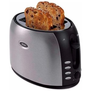 Torradeira Elétrica 2 Fatias Aço Inoxidável 7 Configurações 110v OSTER TSSTJC5BBK Preto