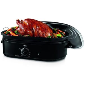 Panela Elétrica 17 Litros em Aço Inoxidável com Controle de Temperatura 110V Oster CKSTRS18BSBW Preta