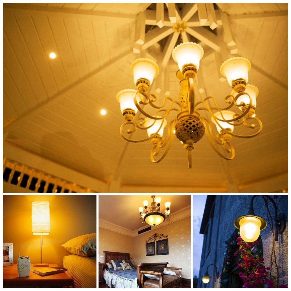 Lâmpada de Milho LED 16W Equivalente a 120W 1600 Lúmens Branco Quente 3000K E26E27 Lâmpadas de Vela LED para Casa Brilhante Pack de 4, Branco Quente 1 - Imagem 3