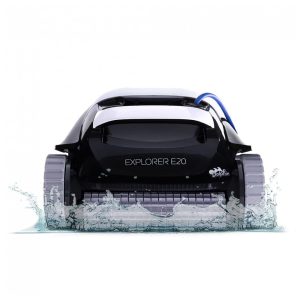Dolphin Explorer E20 (Modelo 2026) Aspirador Robótico Automático para Piscina Escalada de Paredes Escova Ativa Esfregadora Piscinas Enterradas até 10 m 18 Volts