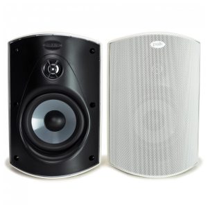 Caixa acústica outdoor Polk Audio Atrium 5 branca woofer 127 mm tweeter 19 mm kit com 8 caixas montagem Speed‑Lock 110V