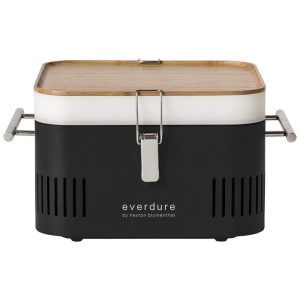 Churrasqueira á Carvão Portátil e Compacto serve até 4 Pessoas EVERDURE HBCUBEBUS Preto