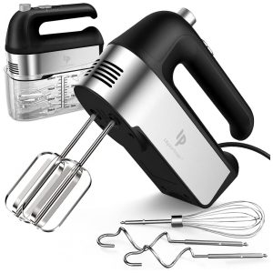 Batedeira de Mão Elétrica com Botão de Ejeção e 5 Velocidades 110V 450W LILPARTNER Preta