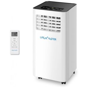 Ar Condicionado Portátil LifeMaster 8.000 BTU Climatizador de Ambiente com Controle Remoto Digital para Ambientes de até 325 m²