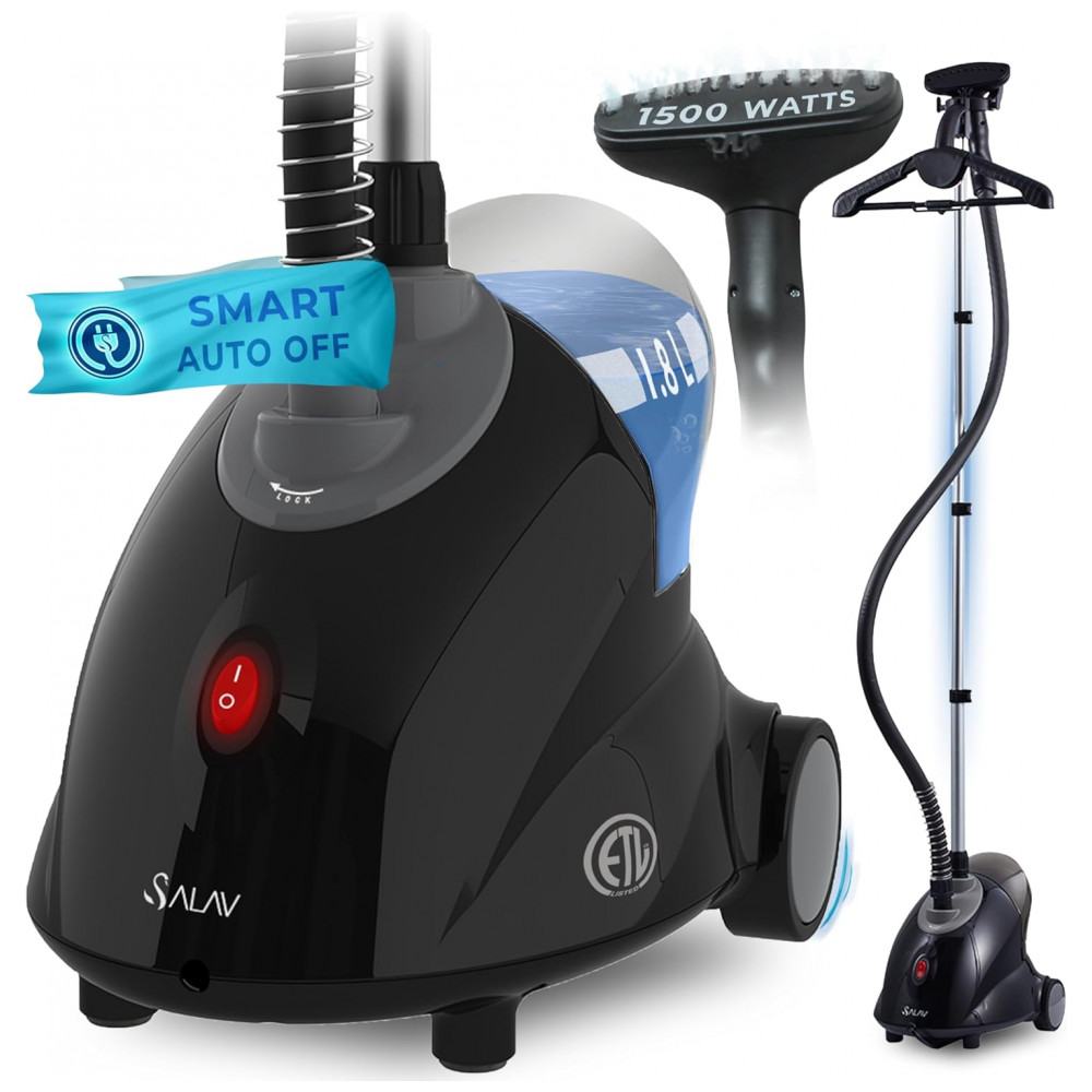 SALAV GS18DJ Passadeira,Steamer e Vaporizador de Roupas Vertical com Desligamento Automático Inteligente,