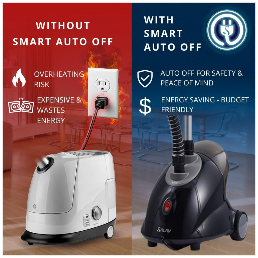 SALAV GS18DJ Passadeira,Steamer e Vaporizador de Roupas Vertical com Desligamento Automático Inteligente, - Imagem 2