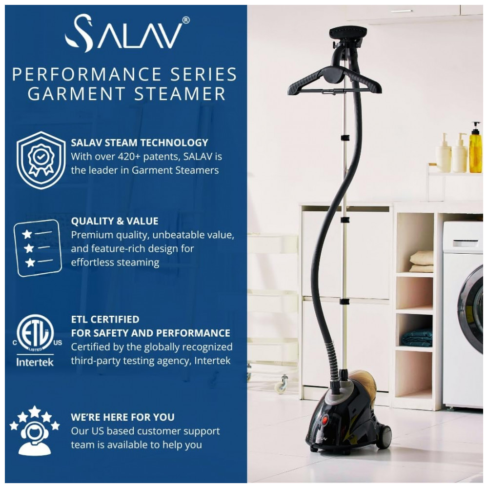 SALAV GS18DJ Passadeira,Steamer e Vaporizador de Roupas Vertical com Desligamento Automático Inteligente, - Imagem 4