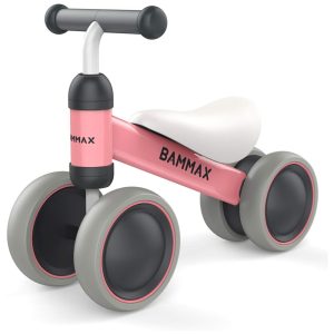 Bicicleta sem Pedal Infantil para Bebês de 1 a 3 anos BAMMAX B07MVDP65V Rosa