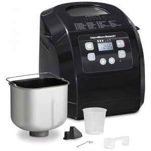Panificadora Automática com 12 Programas Capacidade 1 kg 110V Hamilton Beach Preto