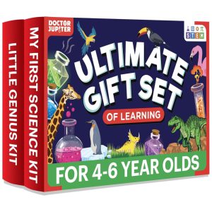 Kit de Ciências Dr. Júpiter Meu Primeiro Kit de Aprendizagem Presente Completo para Crianças Kit Little Metis