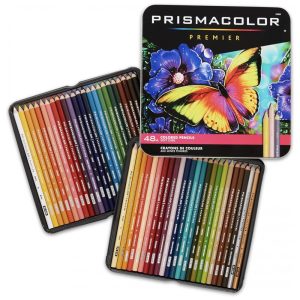 Lápis de Cor Prismacolor Premier Soft Core 48 Cores - Conjunto com 48 Unidades