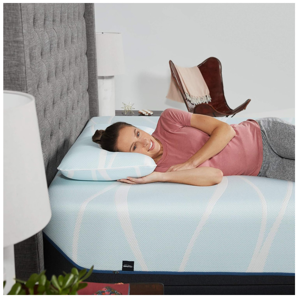 Travesseiro Ortopédico com Memória Ergonômica 64 x 1 UN TEMPUR PEDIC 15381121 Azul - Imagem 2