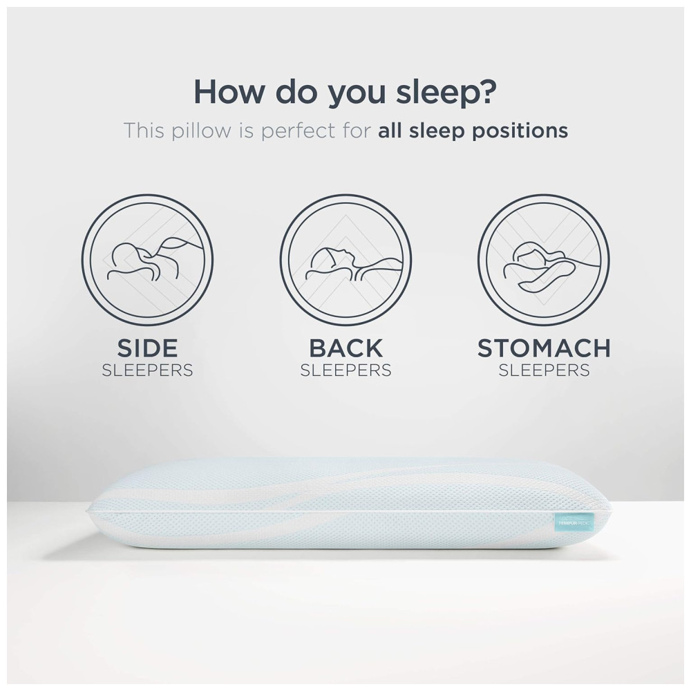 Travesseiro Ortopédico com Memória Ergonômica 64 x 1 UN TEMPUR PEDIC 15381121 Azul - Imagem 5