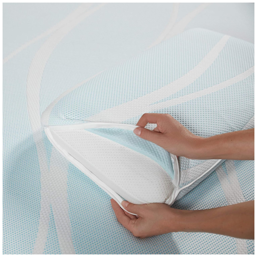 Travesseiro Ortopédico com Memória Ergonômica 64 x 1 UN TEMPUR PEDIC 15381121 Azul - Imagem 7