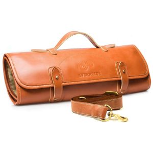 Estojo Bolsa Portátil para Facas com 20 Slots Facas não Incluídas EVERPRIDE EP KRB 459 1 BR Marrom