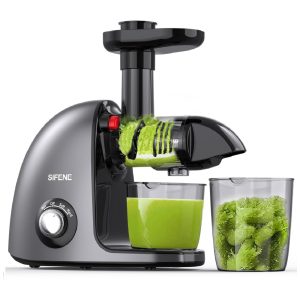 Espremedor de Frutas com Sistema Anti Entupimento e Motor Silencioso 110V SiFENE Cinza