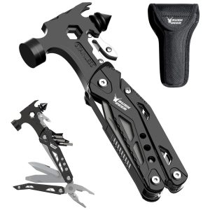 Rush Deer Alicate Multifuncional 16 em 1 Aço Inoxidável Preto