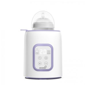 Aquecedor de Mamadeira GROWNSY 8 em 1 Rápido e Eficiente para Leite Materno ou Fórmula Infantil Controle Inteligente de Temperatura e Desligamento
