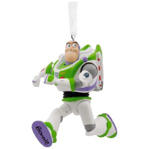 Enfeite de Natal Hallmark Keepsake Disney/Pixar Toy Story Buzz Lightyear Resina 635x762x699 cm