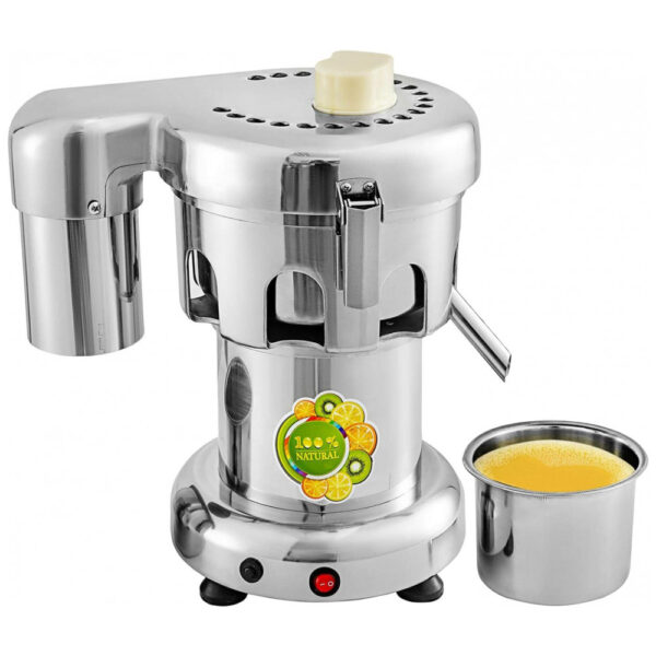 Espremedor de Frutas Elétrico Profissional com Velocidade Variável 110V 370W, ALDKitchen, Cinza