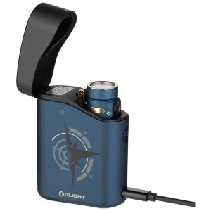 Lanterna OLIGHT Baton4 Edição Premium - Potência de 1300 Lumens com Caixa de Carregamento Tipo C Alimentada por Bateria Recarregável Guia de Luz Bri