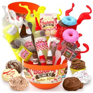 Kit de Slime Divertido Faça Doces e e Bolos com Aroma Perfumado 16 Peças GirlZone