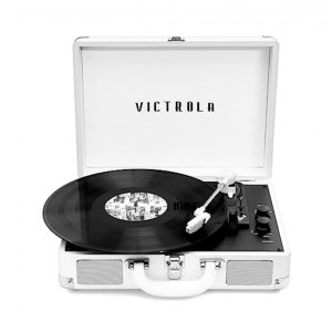 Vitrola Toca Discos Vitrola com Plataforma 3 Velocidades sem fio 78 RPM 110v VICTROLA VSC 400SB CNV SDF Branco