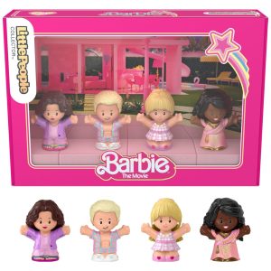 Miniaturas de Barbie o Filme com 4 Personagens LittlePeople Collector
