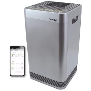 Purificador de Ar com Filtro HEPA Área até 110 m2 e Controle por APP Nuwave Cinza