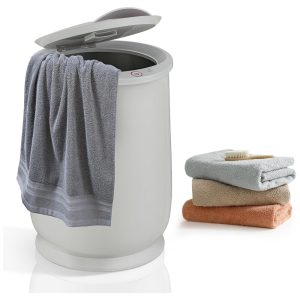 Aquecedor de Toalha Elétrico 21L com Desligamento Automático 110V WELLHUT Cinza Claro