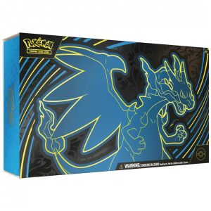 Conjunto cartas Pokémon TCG Mega Charizard X ex Ultra-Premium Collection multicolorido com 18 boosters e 2 cartas promocionais